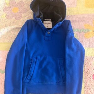 Abercrombie & Fitch Kids Cobalt Blue Hooded Pullover Sweatshirt